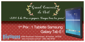 concours de Noel des Boutiques Marcado