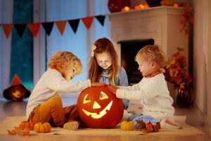 Atelier decoration citrouilles